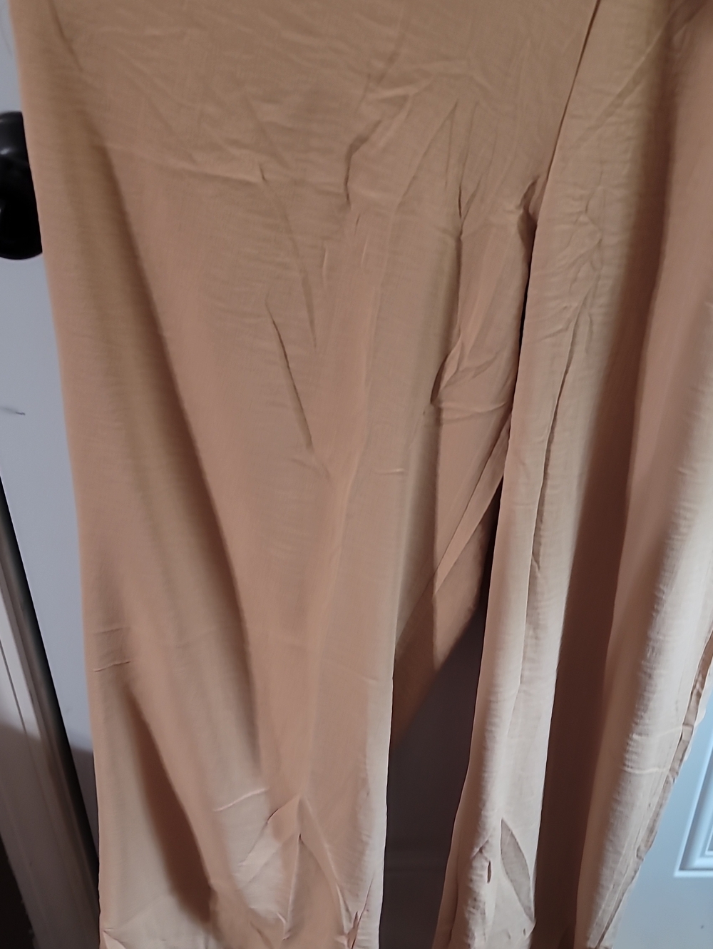 Simplee Apparel Sleeveless Wide-Leg V-Neck Jumpsuit in Taupe - Picture 8 of 11